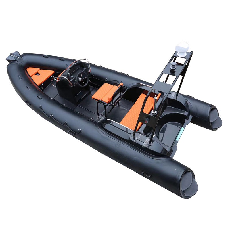 OEM/ODM Rigid hull inflatable boat center console and hypalon rib