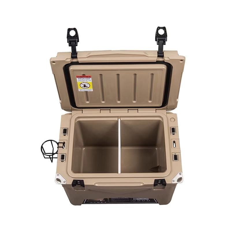 China Plastic Fishing Cooler Box Small Rotomolded Fish Ice Cooler Box  Manufacture and Factory