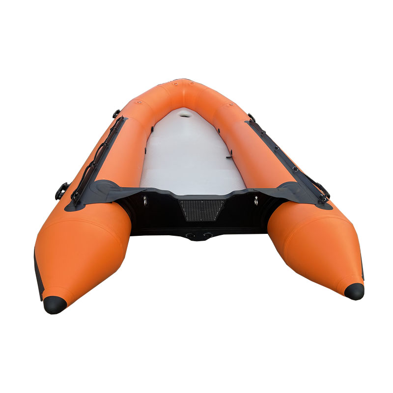 Inflatable water rescue craft and emergency inflatable lifeguard boat