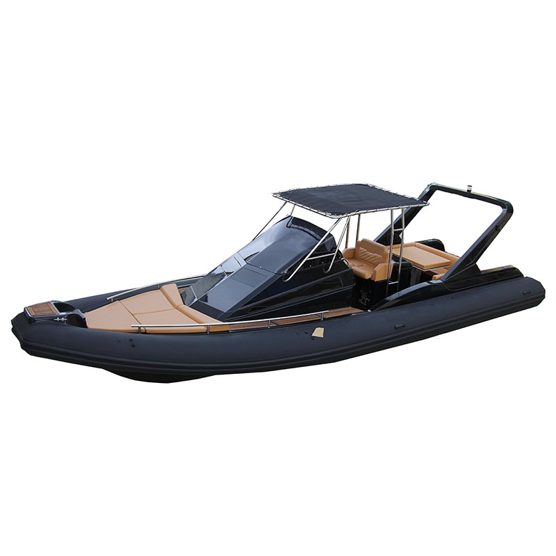 High-end fiberglass RIBs and large inflatable patrol boat